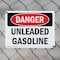 Signmission Unleaded Gasoline, 14 in W x Rectangle, Plastic OS-2PACK-DS-P-1014-L-1281 - alternate 7